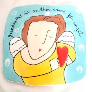 Grandmother tile trivet wall hanging Sandra Magsamen